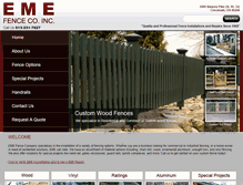 Tablet Screenshot of emefence.com
